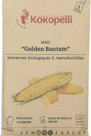 Kokopelli Biologische Gele Suikermaïs "Golden Bantam", 30 g | Sale