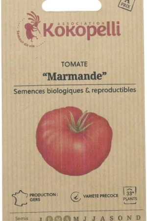 Beperkte voorraad - Kokopelli Biologische Rode Tomaat "Marmande", 35 Korrels