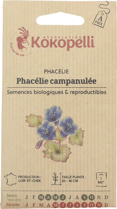 Gratis retourneren | Kokopelli Biologische Phacelia (Bijenvriend), 60 g