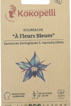 Aanrader - Kokopelli Biologische Bernagie - Blauw, 200 Korrels
