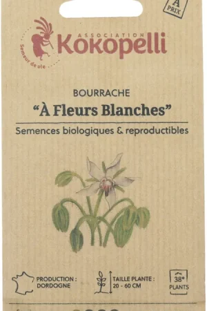 Kokopelli Biologische Bernagie - Wit, 50 Korrels | Topdeal