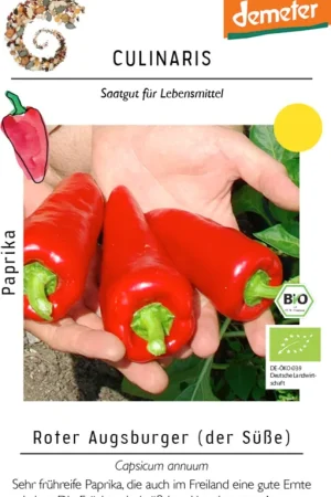 Culinaris Bio Paprika "Roter Augsburger", 15 Korrels | Populair bij klanten