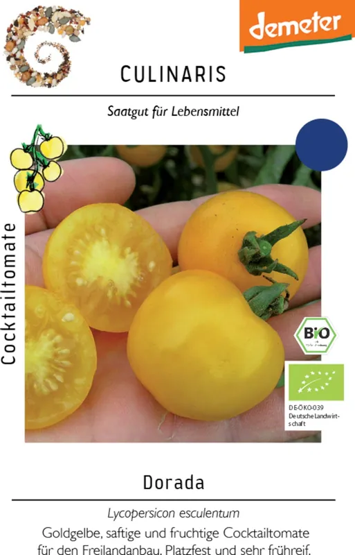 Vanaf nu beschikbaar | Culinaris Bio Cocktailtomaat "Dorada", 12 Korrels
