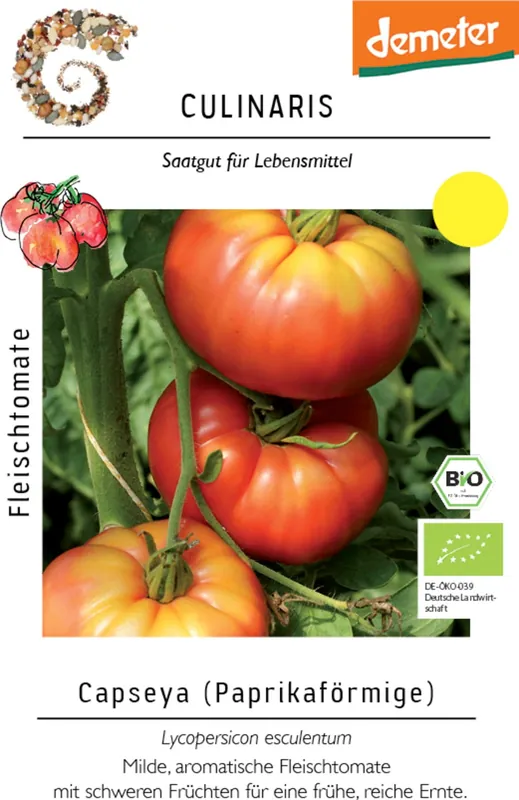 Culinaris Bio Vleestomaat "Capseya", 15 Korrels | Meest verkocht