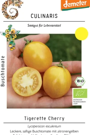 Culinaris Bio Struiktomaat "Tigerette Cherry", 15 Korrels - Snelle verzending