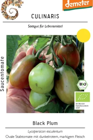 Speciale aanbieding | Culinaris Bio Trostomaat "Black Plum", 15 Korrels