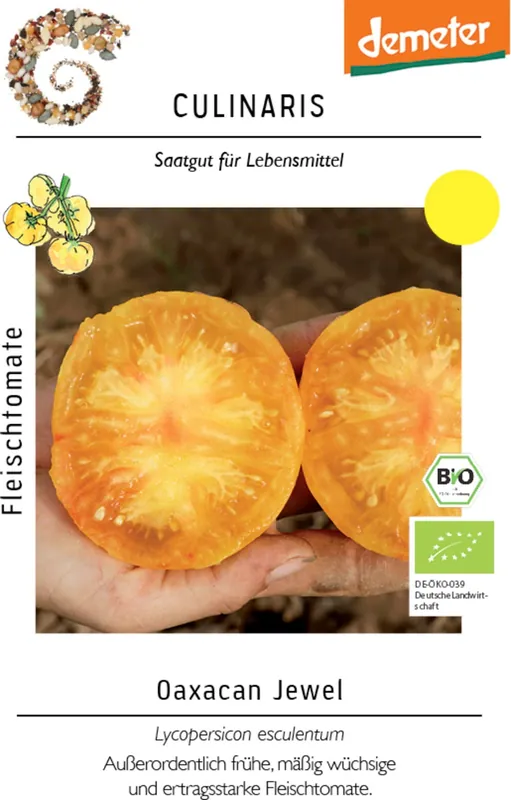 Culinaris Bio Vleestomaat "Oaxacan Jewel", 15 Korrels | Hoog gewaardeerd