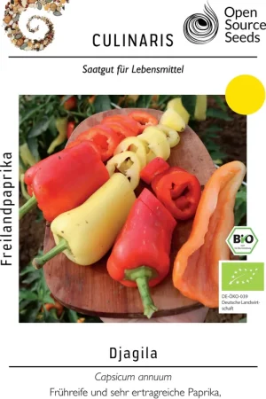 Culinaris Bio Paprika "Djagila, 15 Korrels | Nu beschikbaar