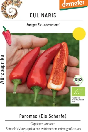 Culinaris Bio Paprika "Poromeo", 15 Korrels - Bespaar nu