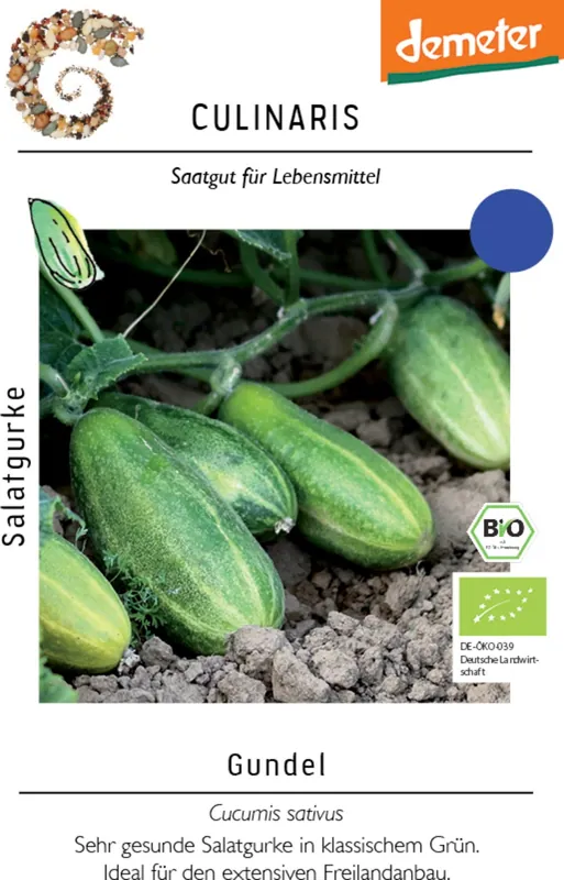 Culinaris Bio Komkommer "Gundel", 12 Korrels | Voordelig