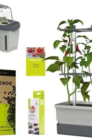 GUSTA GARDEN CHARLY CHILI Starter Set, Lichtgrijs | Beste prijs