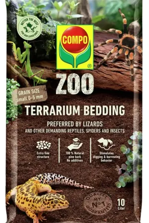 COMPO Terrariumsubstraat voor Kleine & Grote Dieren, 10 L - Nu beschikbaar
