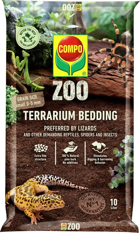 COMPO Terrariumsubstraat voor Kleine & Grote Dieren, 10 L - Nu beschikbaar