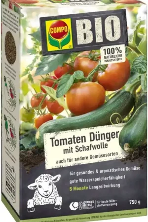 Aanrader - COMPO BIO Tomatenmeststof met Schapenwol, 750 g
