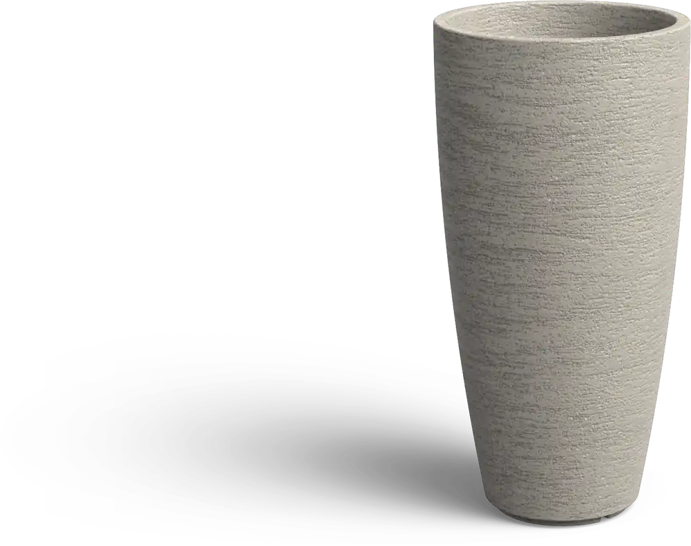 ADEZZ Liv Plantenbak van Beton/Polymeer - Chalk, Ø 400 x 800 mm - Nieuw product