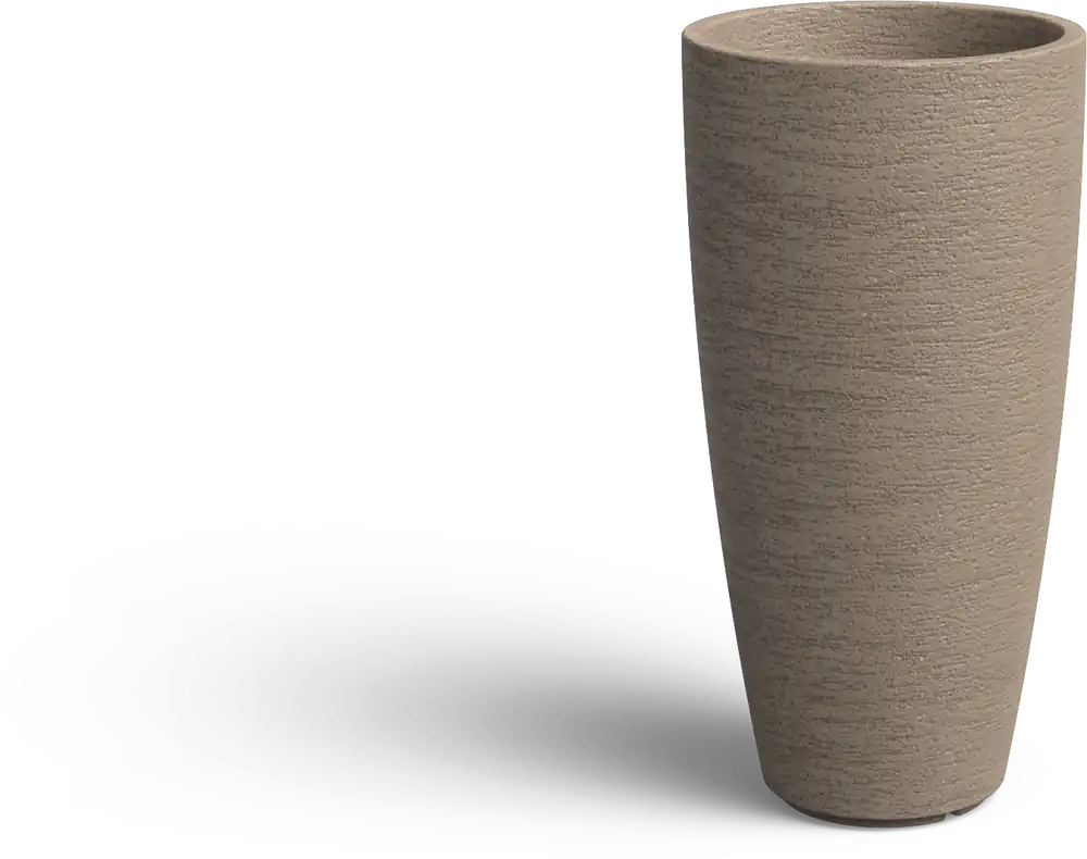 ADEZZ Liv Plantenbak van Beton/Polymeer - Sand, Ø 400 x 800 mm - Rechtstreeks van de fabrikant