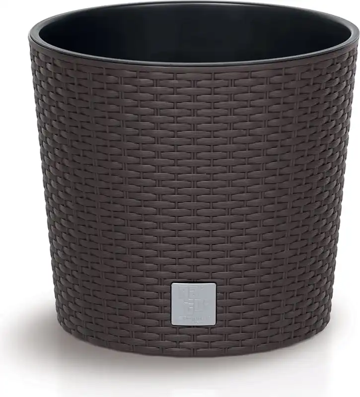 Snelle levering | Prosperplast Bloempot Rato Round - Bruin, ⌀ 30 cm