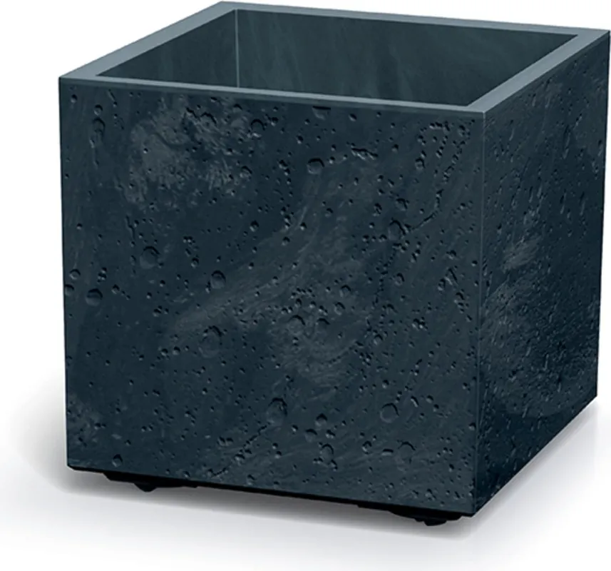 Bespaar nu - Prosperplast Plantenpot Sierra Square Beton Effect, Marengo