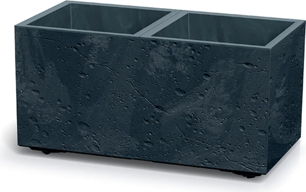 Prosperplast Plantenbak Sierra Case Beton Effect - Antraciet, 57,7 x 28,8 cm - Voordelig