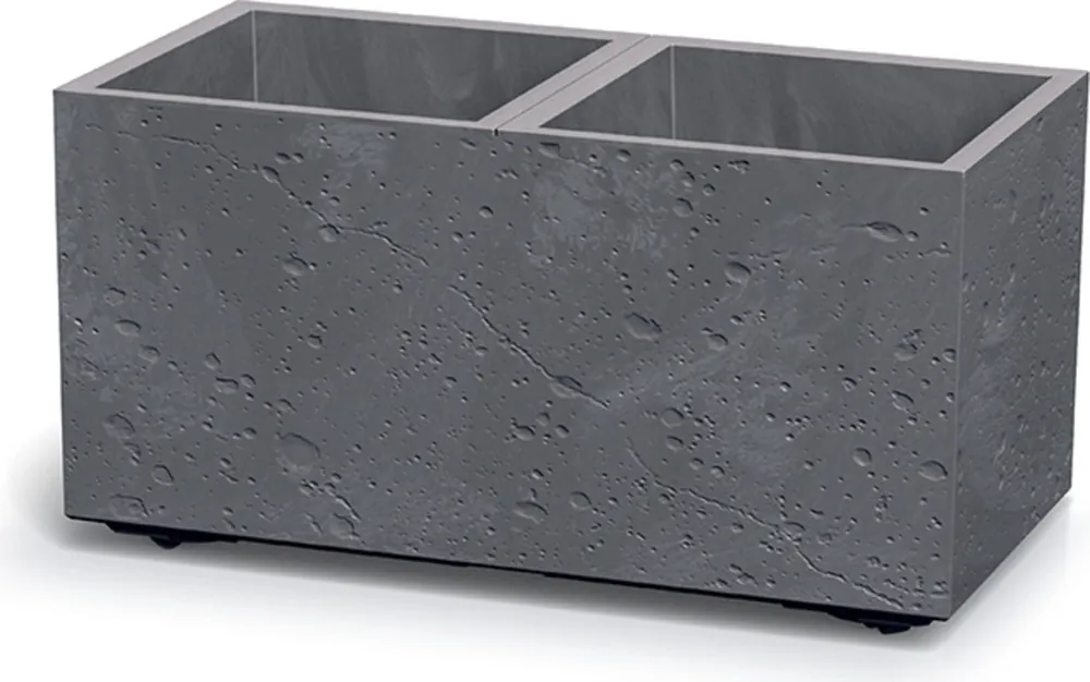 Prosperplast Plantenbak Sierra Case Beton Effect - Marengo, 77 x 38,5 cm - Speciale aanbieding