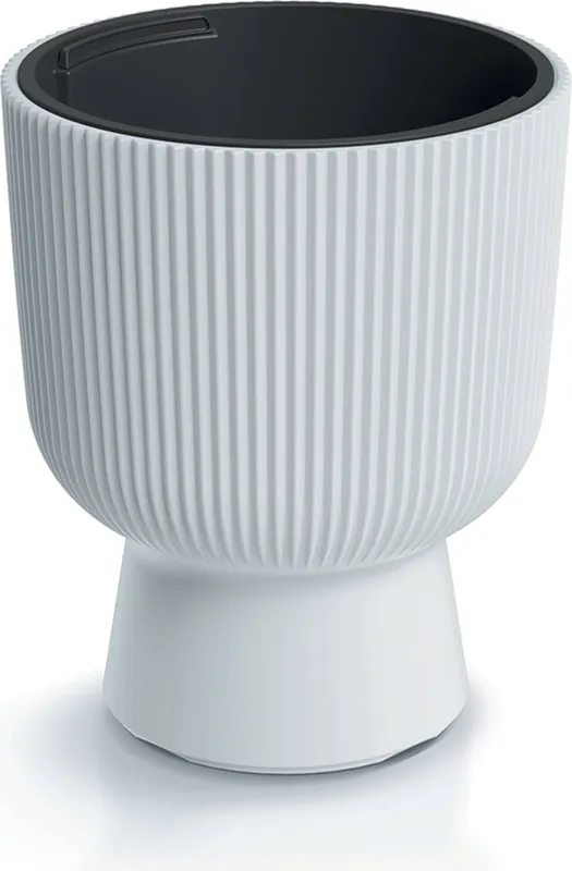 Prosperplast Bloempot Milly incl. Planteninzet - Wit, ⌀ 29,8 cm - Net binnen