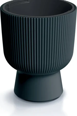 Nieuw | Prosperplast Bloempot Milly incl. Planteninzet - Antraciet, ⌀ 23,9 cm