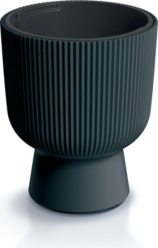 Nieuw | Prosperplast Bloempot Milly incl. Planteninzet - Antraciet, ⌀ 23,9 cm
