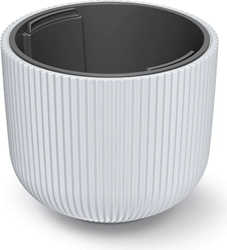 Prosperplast Ronde Bloempot Milly incl. Planteninzet - Wit, ⌀ 23,9 cm - Favoriet van klanten