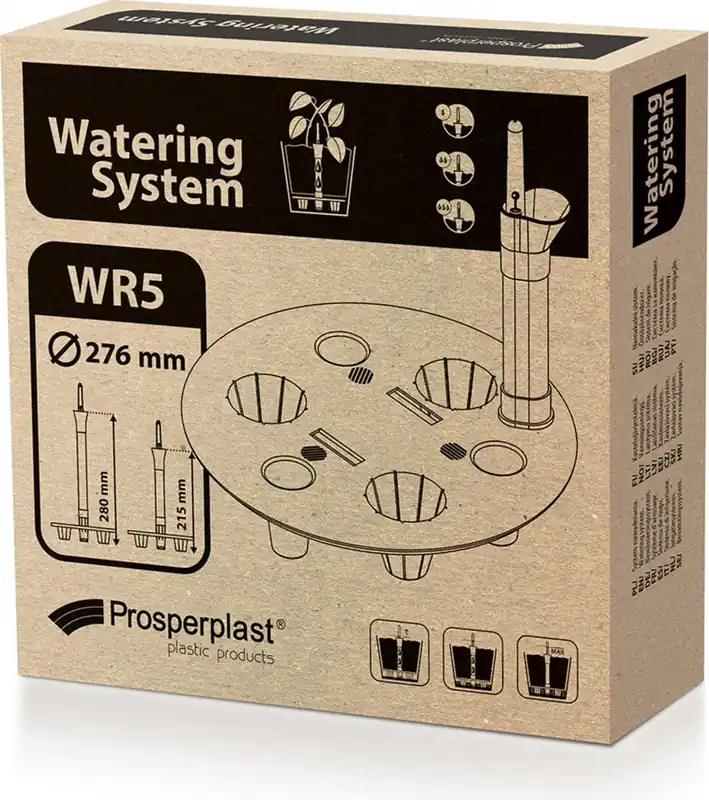 Prosperplast Bewateringssysteem "Rond" voor DBHER400/DBMIG400/DBML400/DBMIN400, ⌀ 27,7 cm - Eenvoudig retourneren