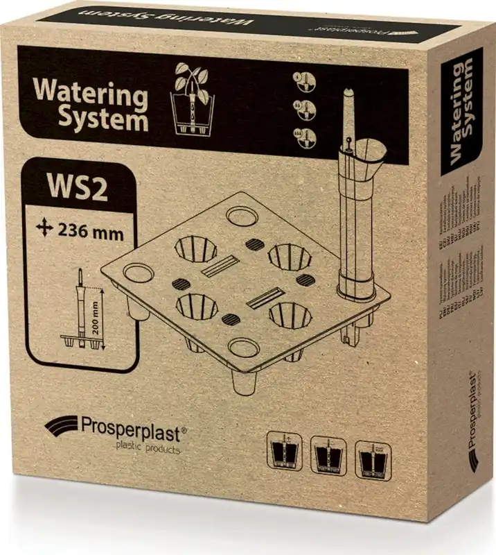 Prosperplast Bewateringssysteem "Vierkant" voor DRTS265L, 24 x 24 cm | Fabrieksprijs