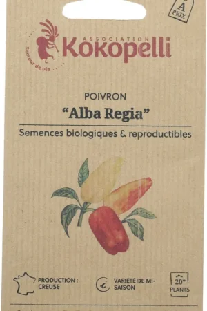 Net binnen | Kokopelli Paprika "Alba Regia", 25 Korrels