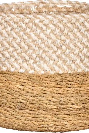 Slechts tijdelijk - Scheurich Zeegras Plantenmand, Ø 13 cm