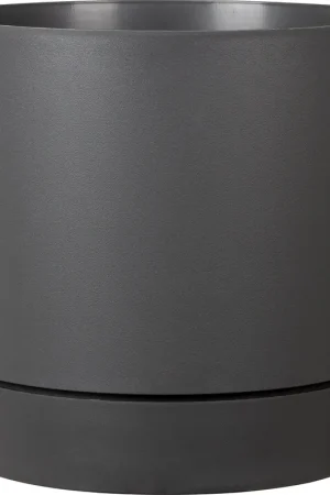 Scheurich Plano+ Plantenbak Metallic Grey, Ø 29 cm - Actie
