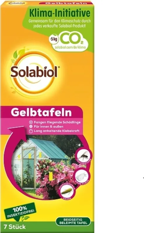 Solabiol Gele Vangplaten, 7 stuks - Tijdelijke actie