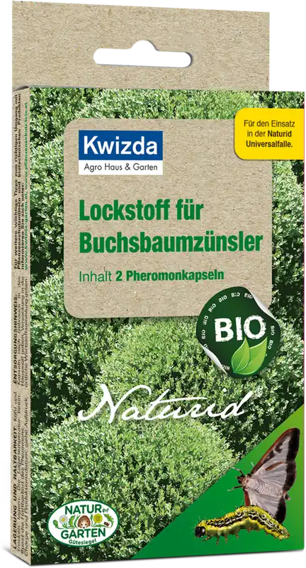 Uitverkoop - Kwizda Naturid Lokstof Buxusmotten, 2 Capsules