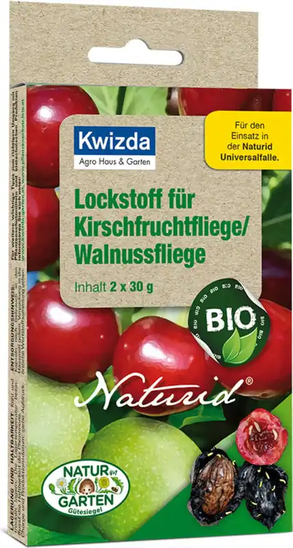 Bespaar meer | Kwizda Naturid Lokstof Kersenvliegen/Walnootboorvliegen, 2 stuks
