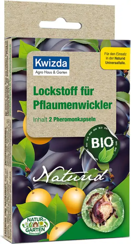 Bestelbaar - Kwizda Naturid Lokstof Pruimenmotten, 2 Capsules