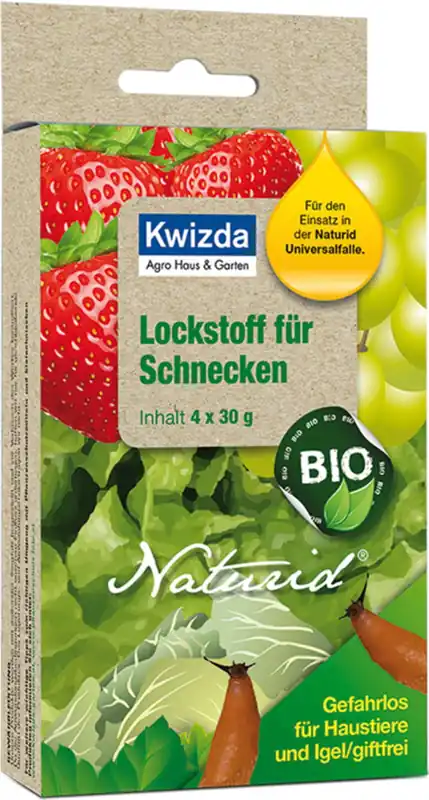 Kwizda Naturid Lokstof Slakken, 4 stuks - Favoriet van klanten