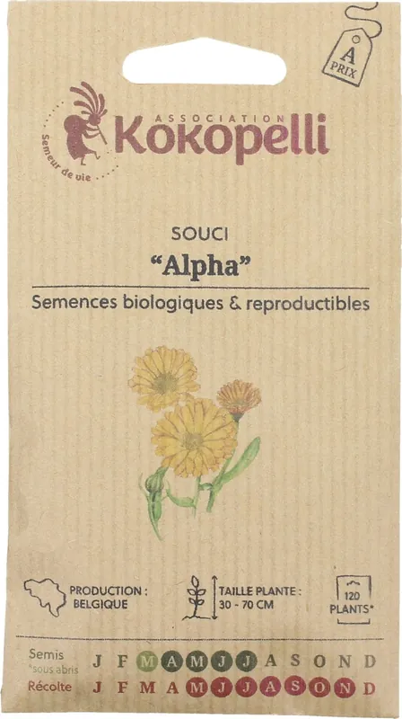 Populair | Kokopelli Biologische Goudsbloem "Alpha", 2 g