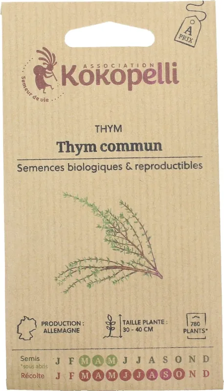 Kokopelli Biologische Echte Tijm, 0,20 g - Dagdeal
