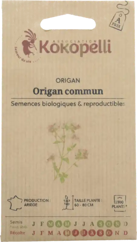 Kokopelli Biologische Oregano, 0,20 g - Flitsaanbieding