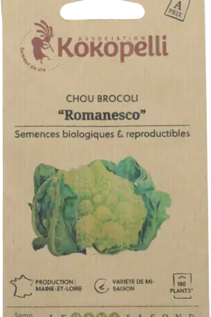 Kokopelli Biologische Broccoli "Romanesco", 200 Korrels | Klantfavoriet