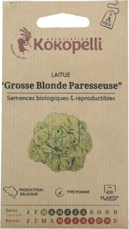 Populair | Kokopelli Biologische Kropsla "Grosse Blonde Paresseuse", 1 g
