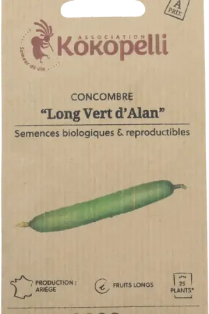 Kokopelli Biologische Komkommer "Langer Grüner von Alan", 25 Korrels - Zeer goed beoordeeld
