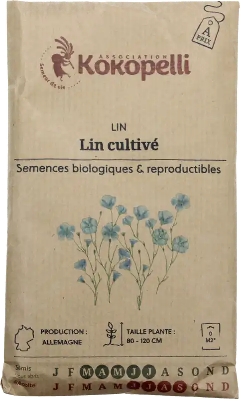Superprijs - Kokopelli Biologische Blauwe Vlas, 70 g