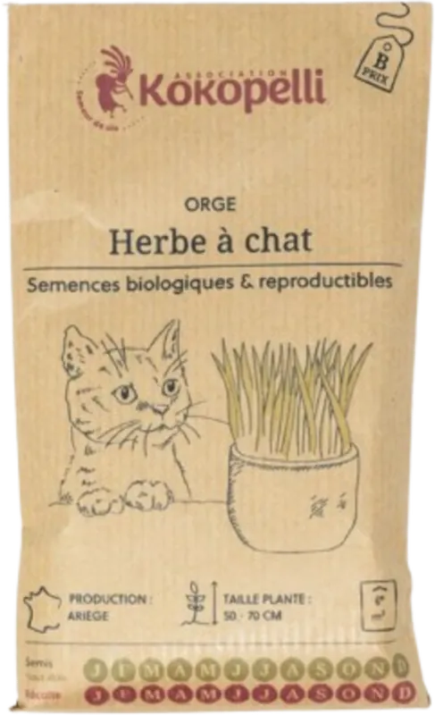 Nog enkele stuks | Kokopelli Biologische Gerst (Kattengras), 80 g