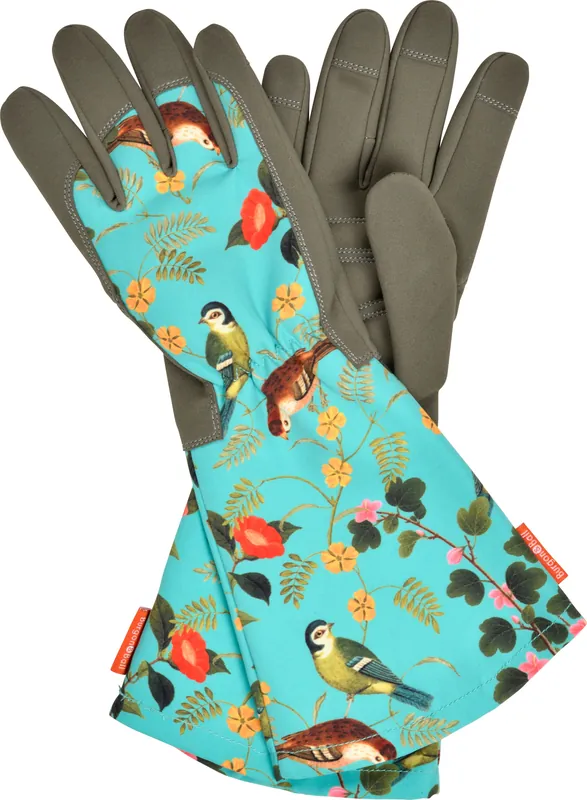 Shop nu - Burgon & Ball Tuinhandschoenen met Manchet "Flora & Fauna", 1 Paar