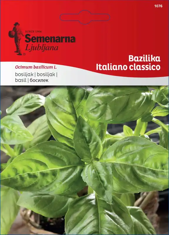 Sale - Semenarna Ljubljana Basilicumzaden "Italiano Classico", 3 g