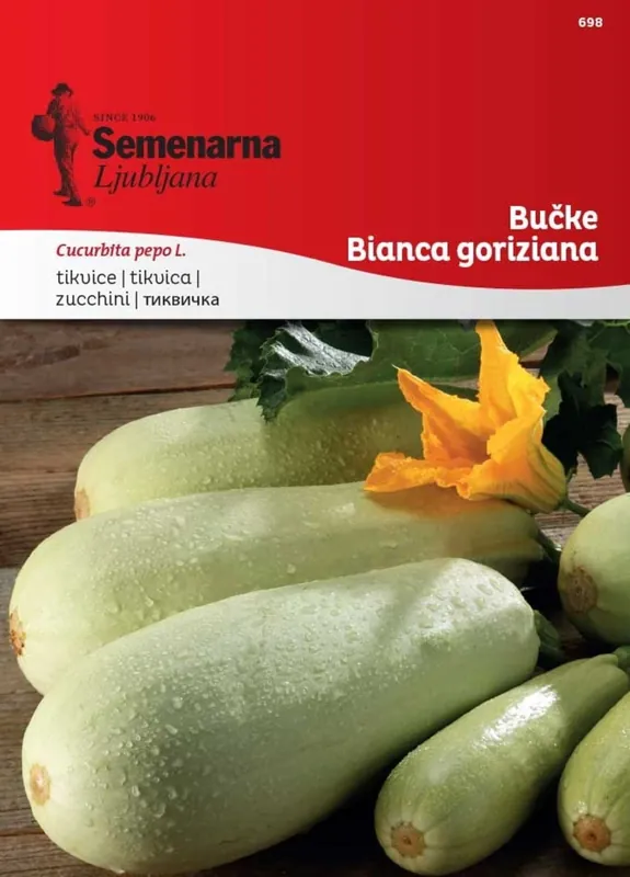 Beste prijs | Semenarna Ljubljana Courgettezaden "Bianca goriziana", 5 g