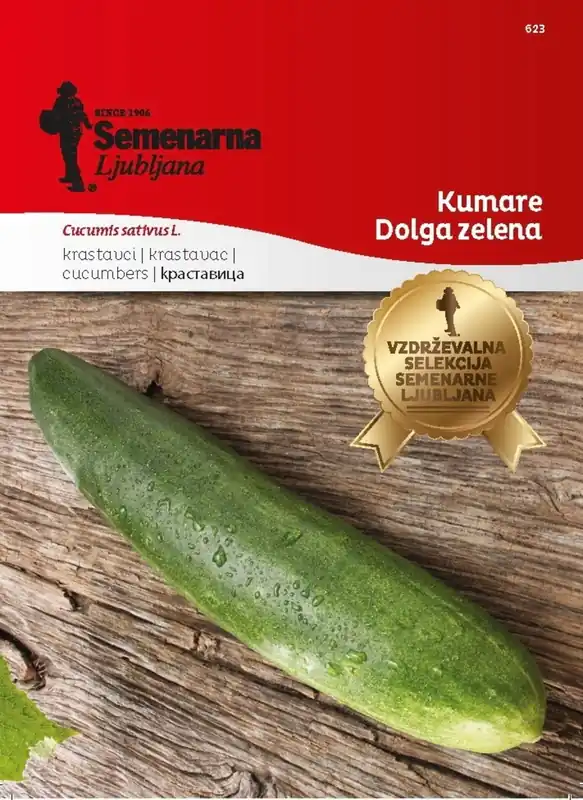 Semenarna Ljubljana Komkommerzaden "Lange Grüne", 3 g | Erg populair